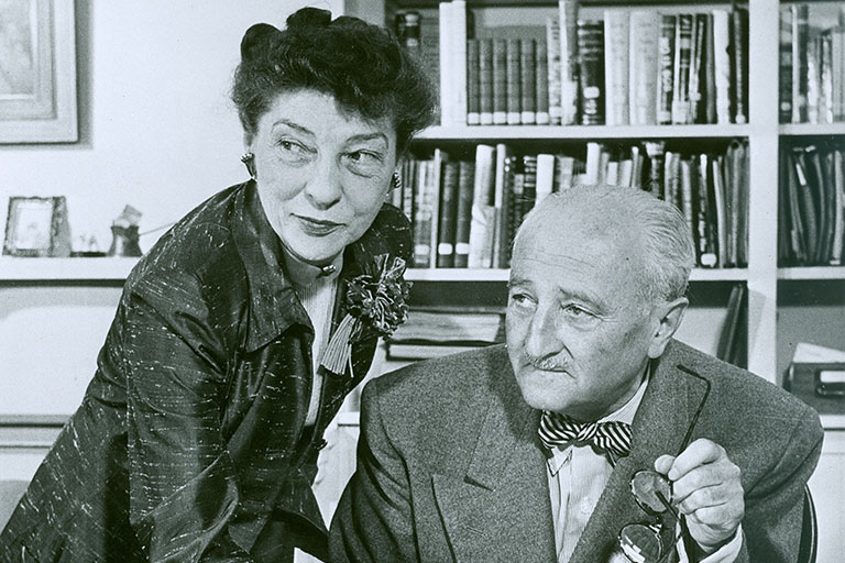 Black and white archival photo of Elizebeth Friedman